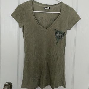 Woman's V-neck HD shirt